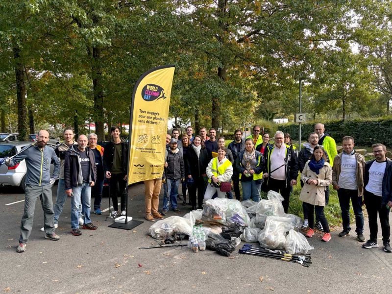 World Clean Up Day à Carquefou 2024