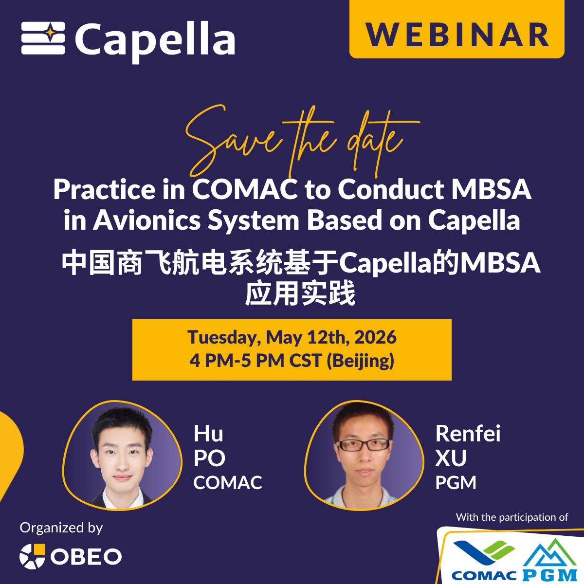 Capella Webinar COMAC